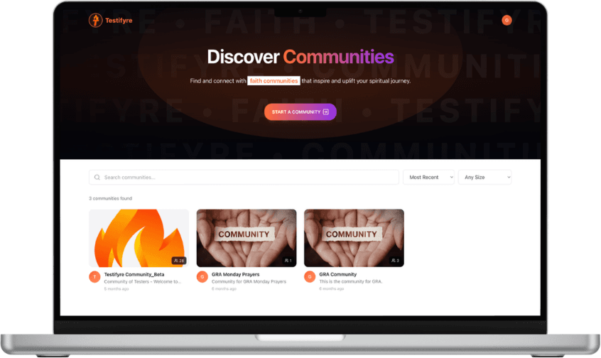 Discover Communities preview